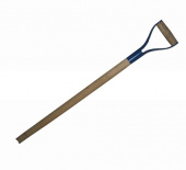 Черенок для лопат 100см д-40мм в/с шлифованный с V-метал.ручкой